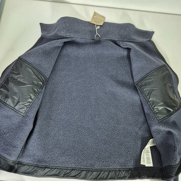 Patagonia Better Sweater Womens Large Blue Zippered Chore Jacket 26115 NEW - Picture 2 of 9